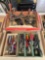 Drills, pliers, planes, coke crate