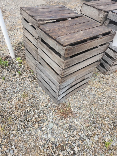 4 Wooden Crates