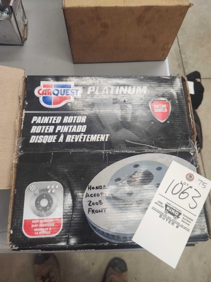 2008 Honda Accord Carquest Brake Rotors & Pads