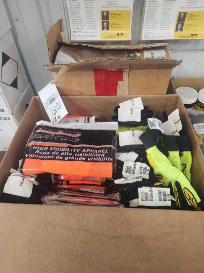 High Visibility Apparel, Blanket, & Work Gloves