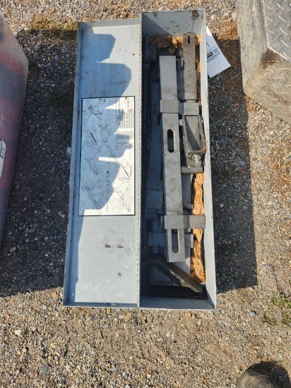 Gray Storage Hitch Adapter