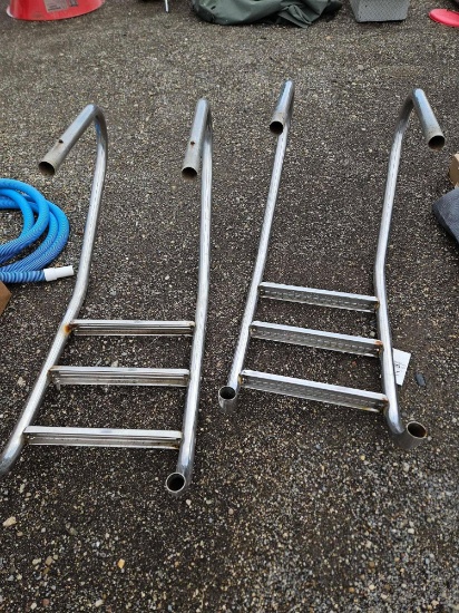 2 pool ladders