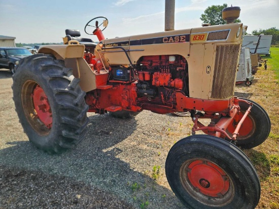 Case 830 diesel tractor, runs