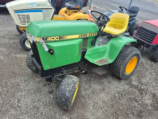 John Deere 400 Riding Mower - Condition Unknown