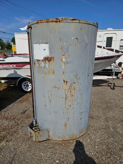 Large steel tank