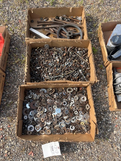 3 Boxes of Assorted Hardware