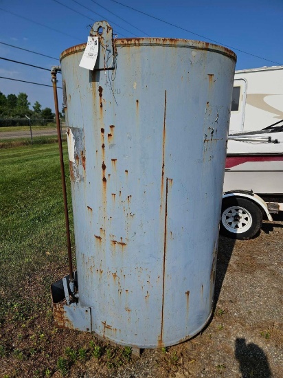 Large steel tank