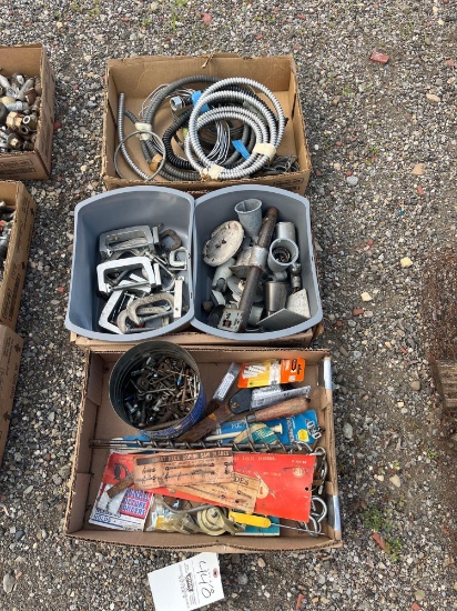 3 Boxes of Hardware, Hosing, & Piping