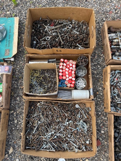 3 Boxes of Assorted Hardware