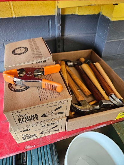 Hammers, new spring clamps