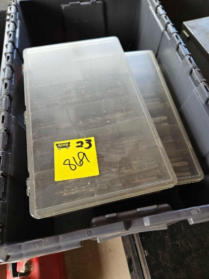Tote of drill bits