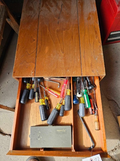 Tool box with tools