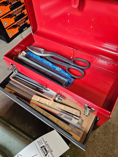 Craftsman toolbox with tools