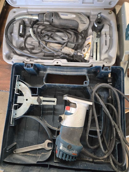 Dremel tool, bosch palm router