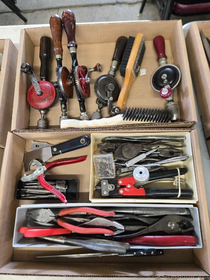 Drills, pliers