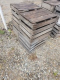 4 Wooden Crates