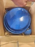 20 Pc. Enamelware Camping Set & Camping Supplies