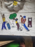 Stained Glass Golf Ornaments