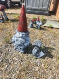 Concrete Gmome 27in tall and Mushroom
