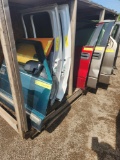 Wooden Rack of 10 Truck Bed Doors