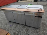 Prep table cooler, 6ft