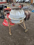 Electric concrete mixer