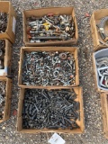 3 Boxes of Hardware & Piping Pieces