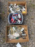 3 Boxes of Assorted Hardware & Piping Pieces