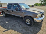 2002 Ford F250 diesel pickup, runs and drives