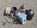 Kitchen Items, Meat Grinder, & Small Decor