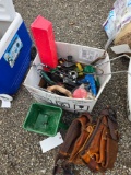 Spreader, tool belt, tools