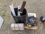 Cables, Heater, Trash Can