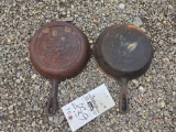 2 Small Cast Iron Skillets