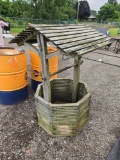 Wooden Well Decoration
