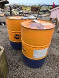 2 Metal Barrels
