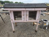 Wooden Rabbit Cage