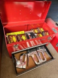 Craftsman toolbox with staplers and staples