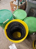 4 buckets of ext cords