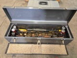 Tool box w/ key, hammers, nail puller