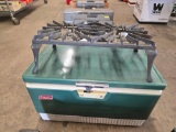 Cooler, burners