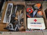Tape measures, squares