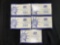 (5) 2001 United States Mint Proof Sets