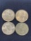 (4) Presidential John Adams Dollar Coins