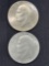 (2) Bicentennial Eisenhower Dollar Coins