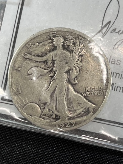 1927 Walking Liberty Half Dollar