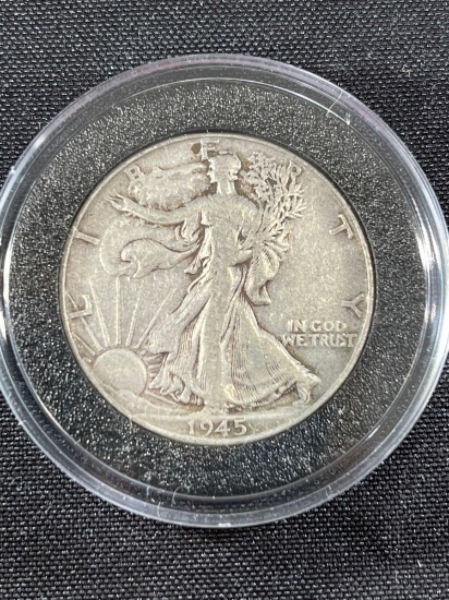 1945 Walking Liberty Half Dollar