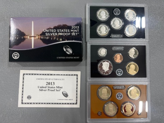 2013 United States Mint Silver Proof Set