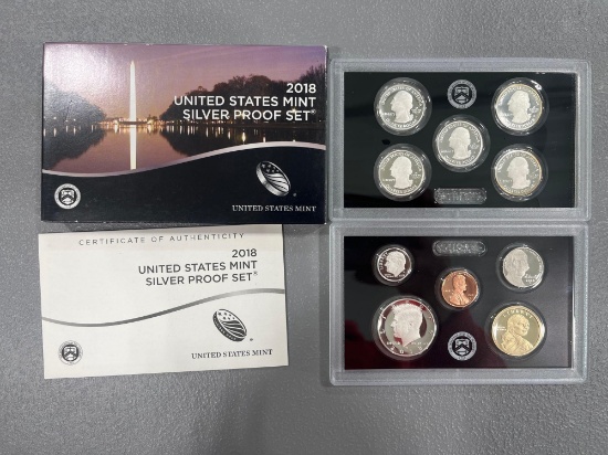 2018 United States Mint Silver Proof Set