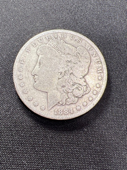 1884 O Morgan Silver Dollar