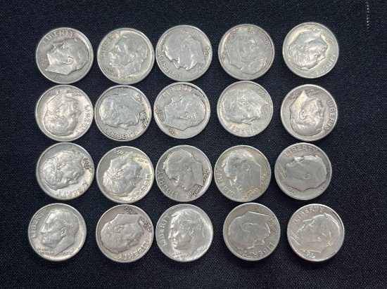 (20) Dimes Pre 1964